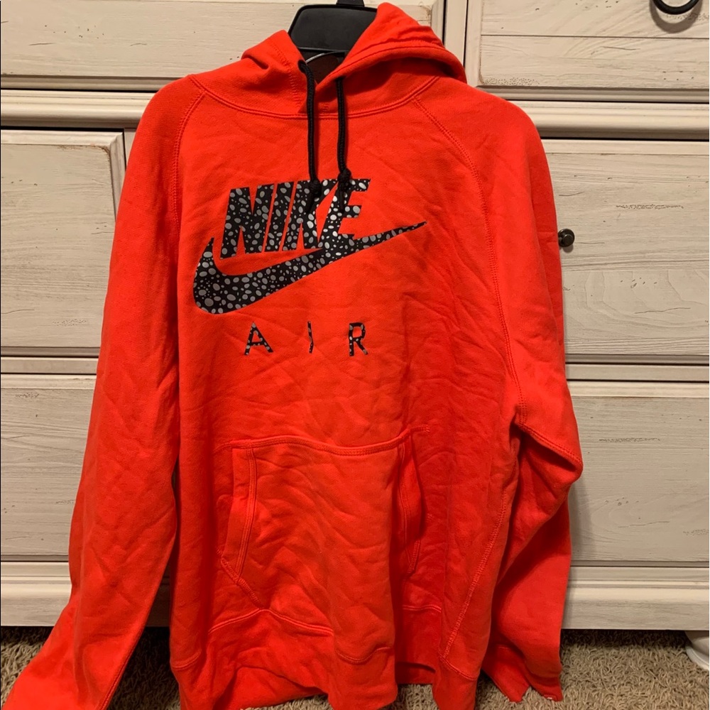 Never worn red Nike hoodie